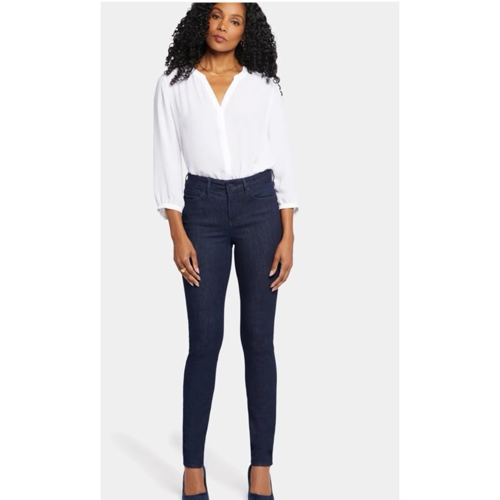 NYDJ Alina legging denim jeans in dark blue size‎ 6P